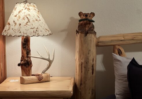 Cute touches await you when you stay at West Glacier Vista near Glacier National Park.