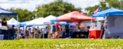 Whitefish Farmers Market and craft fairs are a great summer activity. Stay with us at a Whitefish Glacier Vacation property